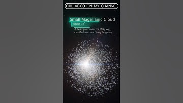 Small Magellanic Cloud rendered in Blender #universe #3drender #space  #blenderart #3dart #eevee