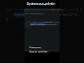 System.out.println Explained #shorts