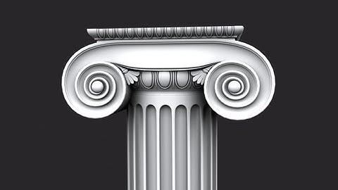 3ds Max tutorial Modeling Classic Column