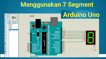 Cara Menggunakan 7 Segment Pada Arduino Uno | Proteus 8 Profesional