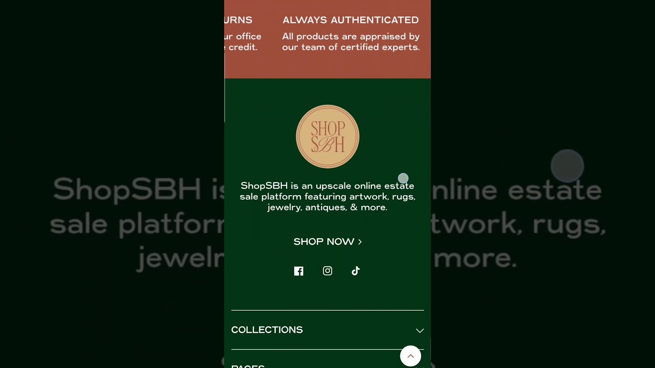 Check out our newly redesigned online store at ShopSBH.com
