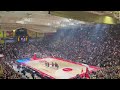 Crvena Zvezda fans amazing atmosphere against Barcelona in Euroleague