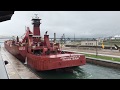 Great Lakes Tug and Barge Joseph H Thompson in the Soo Locks