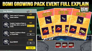 BGMI NEW GROWING PACK EVENT FULL EXPLAIN | WHICH GROWING PACK BEST? | UC BACK OR NOT?