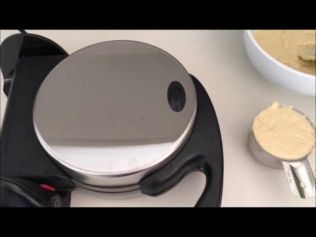 Unboxing and review Farberware Single flip Waffle maker 