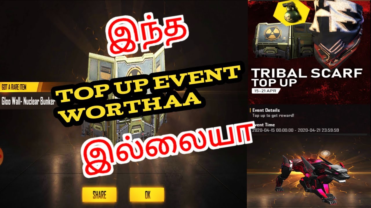 Tribal Scarf Top Up Event In Free Fire Battle Ground