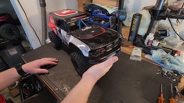 MJX H8P Bronco R after trail run out at Slick Rock with mods, fixes, and enhancments.