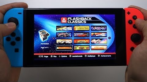 Atari Flashback Classics (testing in games) Nintendo Switch gameplay