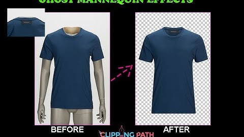 How to Create Ghost Mannequin remove