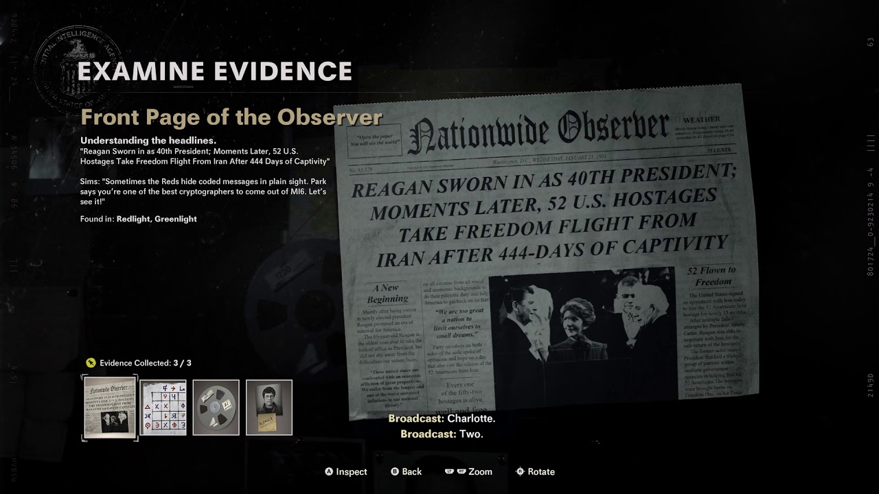 Explaining The method On How To Decrypt The Floppy Disc For Operation Chaos