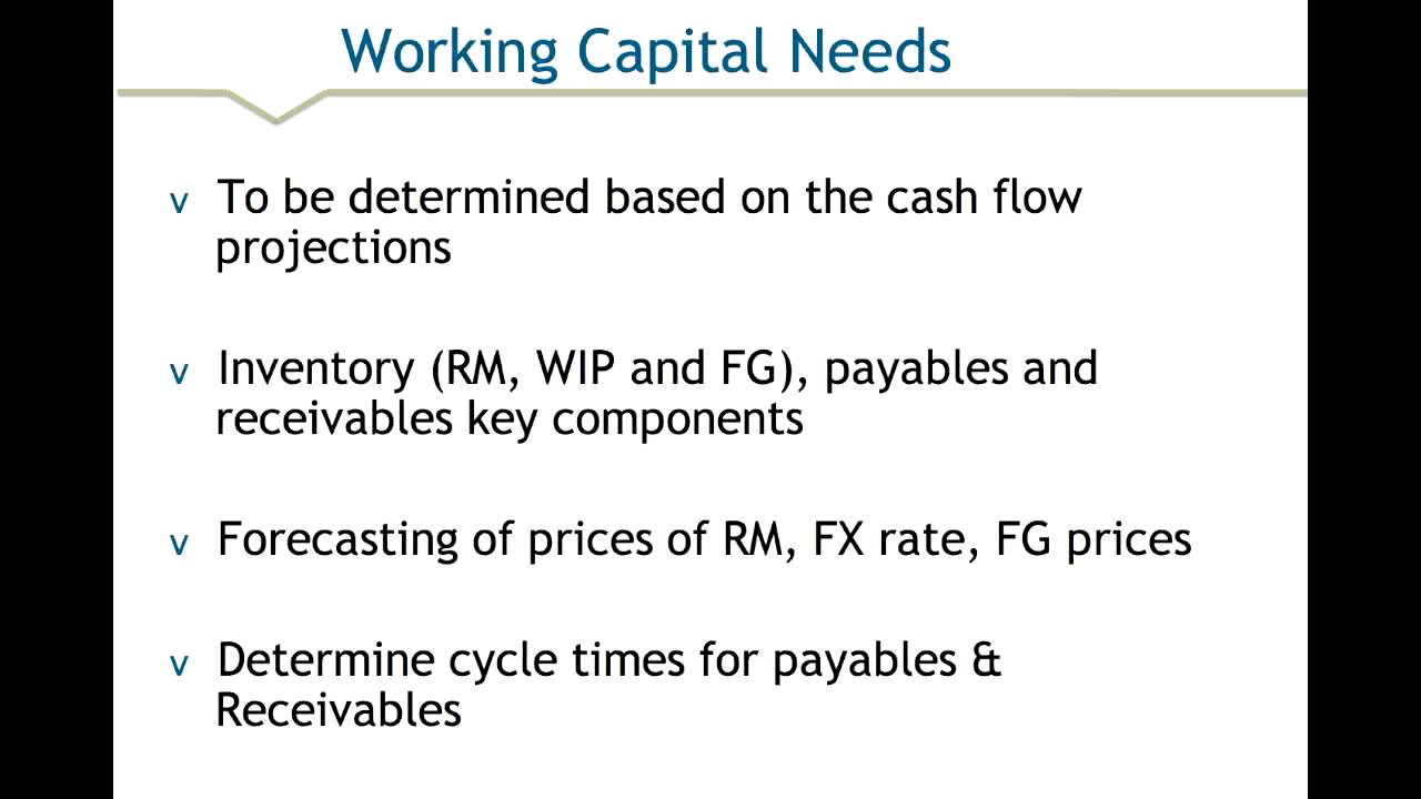estimating funding and cash flow needs of a project gopal rao cash flow needs