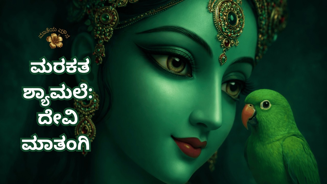 ಮಾತಂಗಿ | ಮರಕತ ವರ್ಣದ ಮಹಾದೇವಿ - ವಾಕ್, ವಿದ್ಯೆ ಮತ್ತು ತಂತ್ರದ ರಹಸ್ಯ ಲೋಕ #kannada #matangi