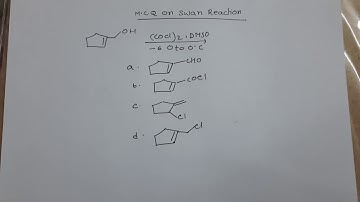 Chemistry problem solving video, Swern oxidation & substitution,Organic Chemistry,Mr.Pappu Bhowmick