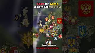 Coat Of Arms of European Countries #mapping #countryballs #europe