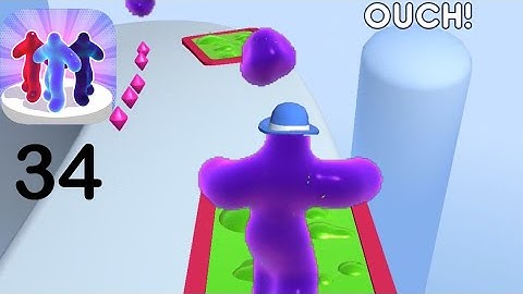 Blob Runner 3D - Gameplay All Levels #34