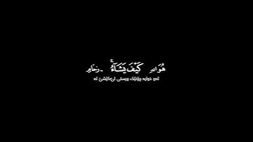 إن الله لا يخفى عليه شيء شاشة سوداء | كرومات قرآن كريم | عبد الرحمن مسعد حالات واتس