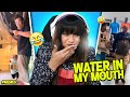 Try not to laugh challenge with water in mouth   impossible