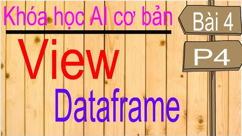 Machine learning | Học máy | Bài 4 (p4): View dataframe, head(), dtypes, values, sort_values..