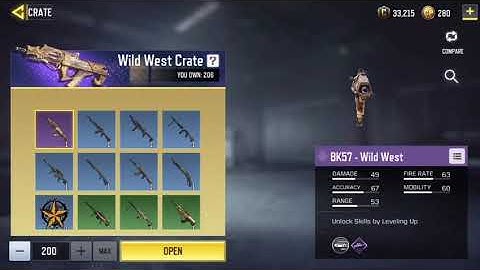 Open 206 crates in call of duty mobile season 6