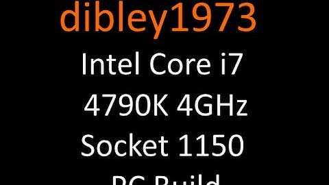Intel Core i7 4790K 4GHz Socket 1150 PC Build - Part 2