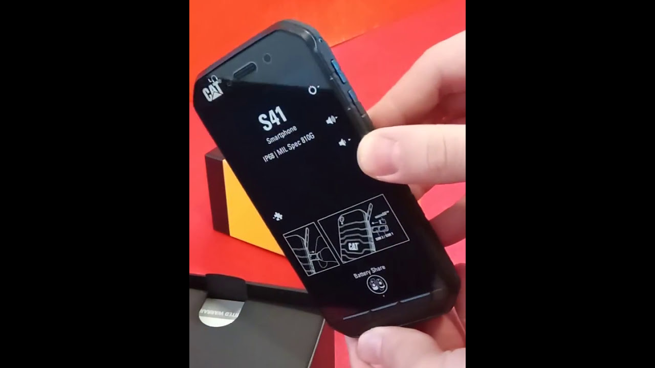  Cat S41  smartphone unpacked YouTube