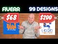 Logo Design: 99Designs vs Fiverr (in 2021)