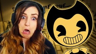 WHAT MY FACE ACTUALLY LOOKED LIKE WHILE PLAYING THIS GAME 😱 | Bendy and the Ink Machine screenshot 4