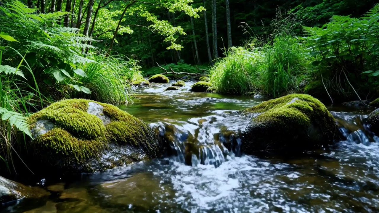 Calming River Sounds for Sleeping | Relax Your Mind & Melt Away Stress (No Music)