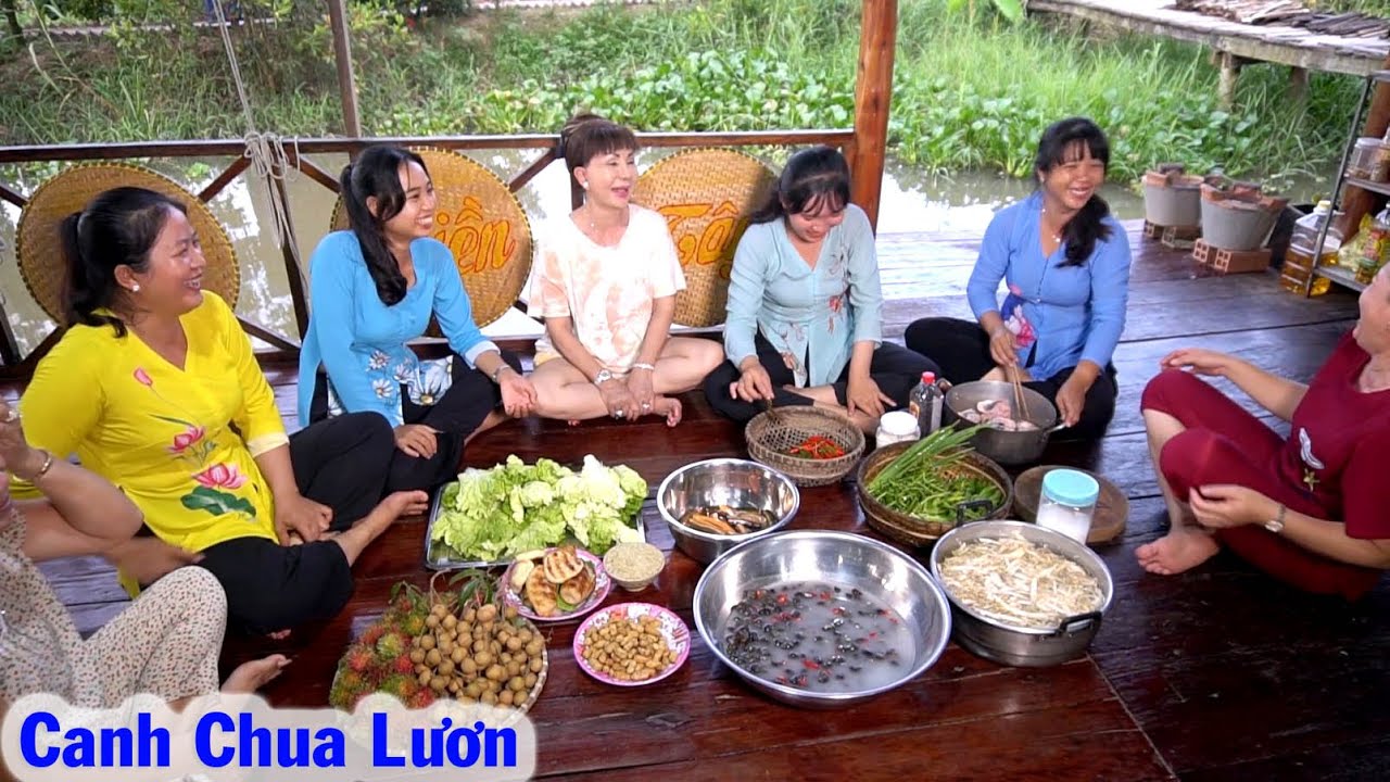 Chị Kim Loan đi Chợ Sẵn Mua Quần Áo cho Các Dì, Canh Chua Lươn với Cá Hú Kho Tiêu Ăn Hết Nồi Cơm