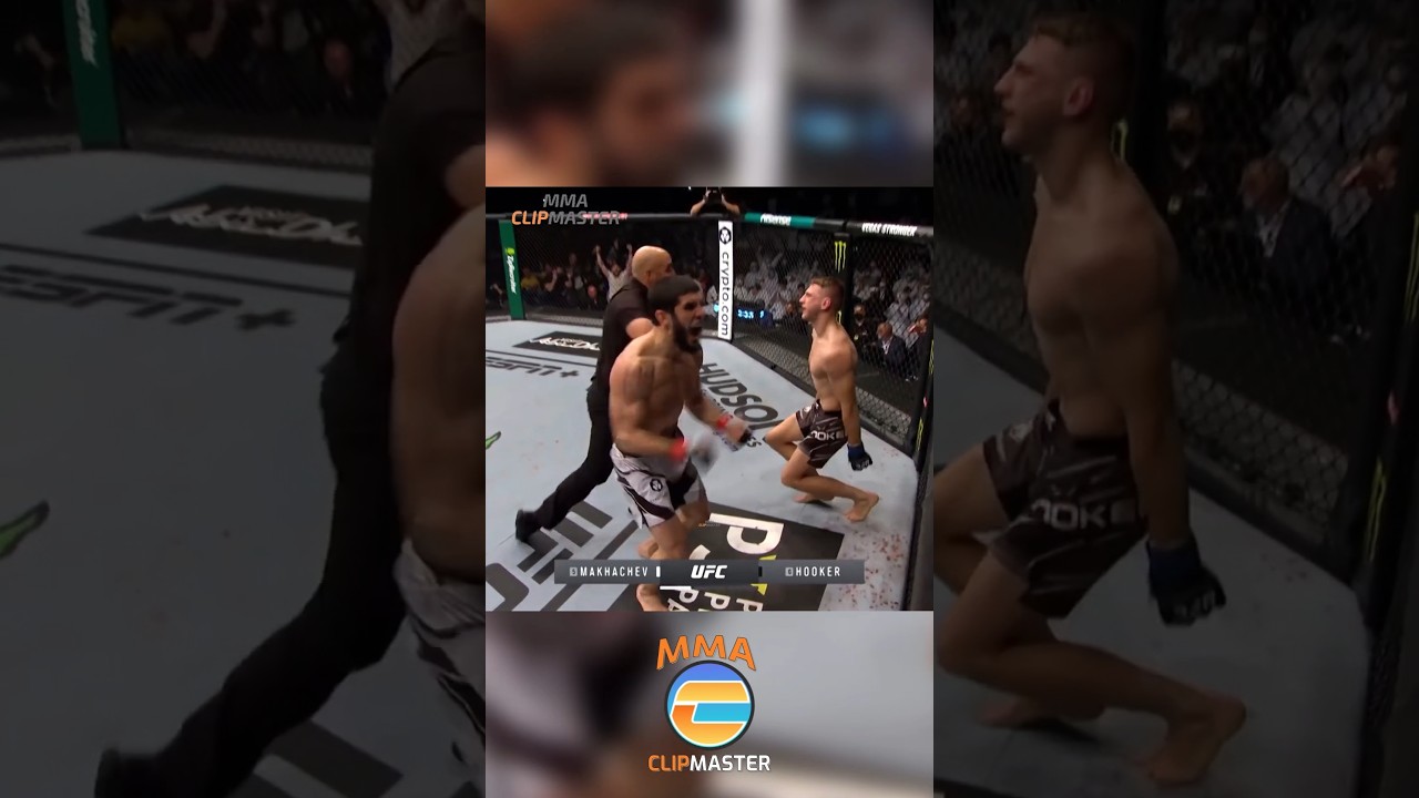 Islam Makhachev SMESHING Dan Hooker in SECONDS