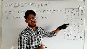 P-block elements ||Lect 2|Atomic Size |Ionization enthalpy |Electronegativity|electron gain enthalpy