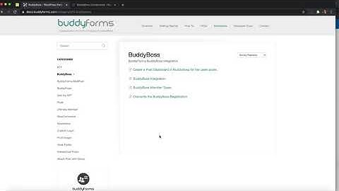 Use BuddyForms with BuddyBoss
