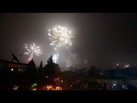 New Year's Eve Fireworks in Tbilisi, Georgia 2020/2021 | ახალი წელი თბილისში