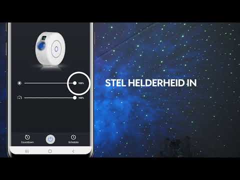 FLINQ SLIMME STERRENPROJECTOR - Geniet van een sterrenhemel - Bestuurbaar via app of apparaat