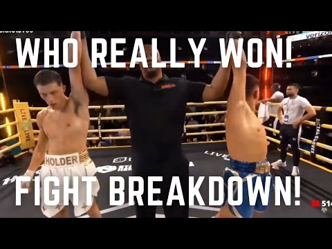 Who Really Won? Tayler Holder vs AnEsonGib Boxing Breakdown! What Really Happened!