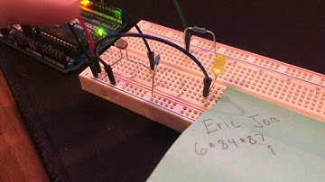 Photoresistor and PWM regulator of LED
