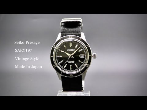 Seiko Presage SARY197 Mechanical Vintage Style - YouTube