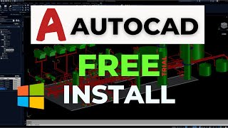 How to Download and Install AutoCAD Free Trial!!   AUTOCAD Free Install 2023