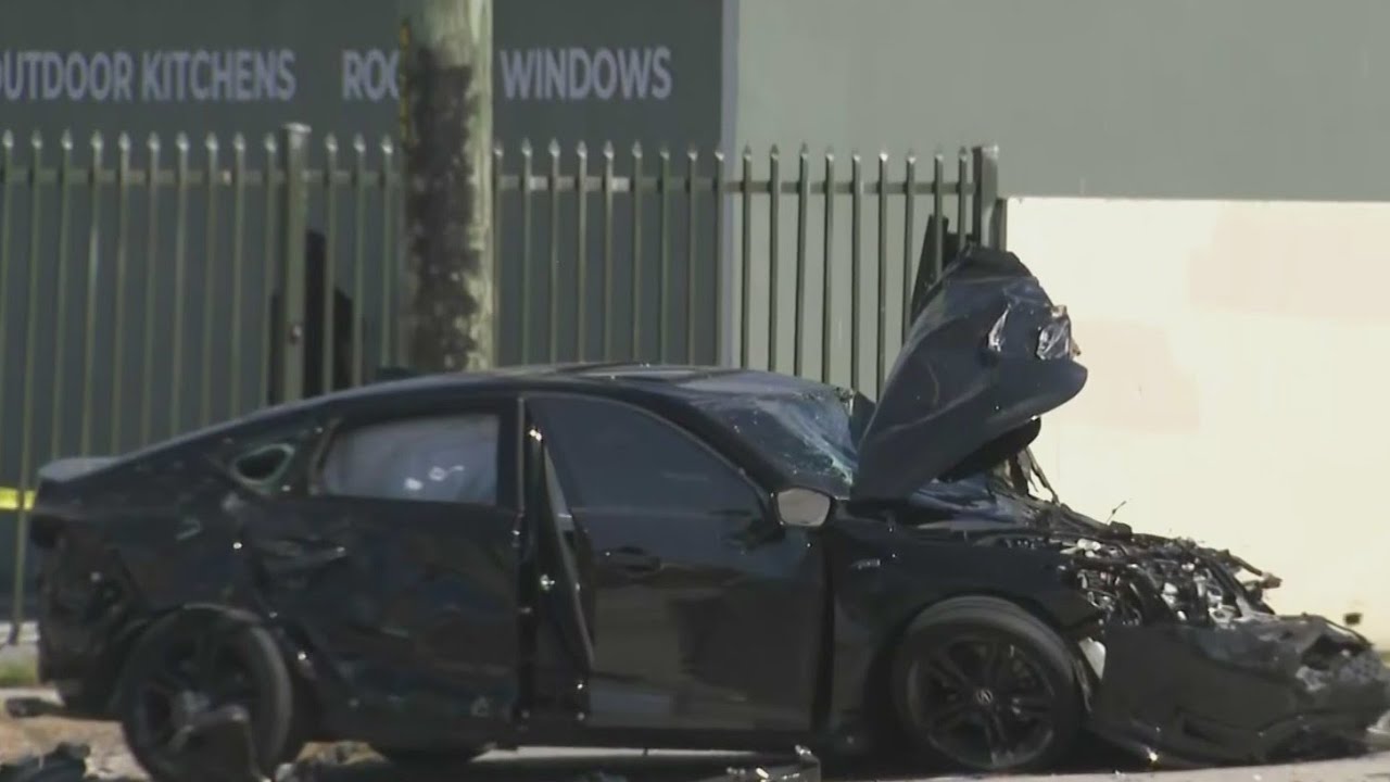 Fatal Northwest Miami-Dade crash kills 1 man and injures 8 others