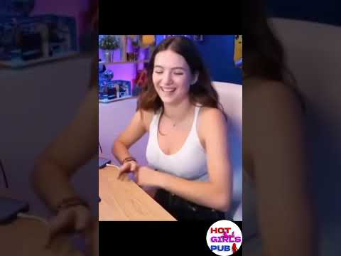 Gorgeous French Woman Cute Fart And Cute React!