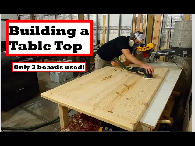 Building a Dining Table Top from Pine Framing Lumber (Farmhouse Table  Series 3 of 5) 