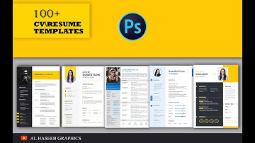 Professional CV/Resume Templates Bundle Download In PSD Files  |Photoshop Tutorial|