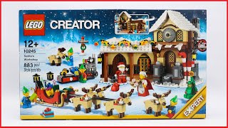 LEGO Creator 10245 Santa's Workshop Speed Build Review - YouTube