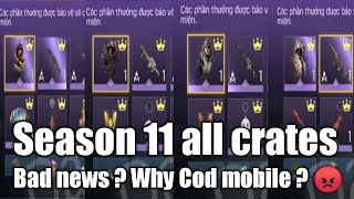 Call Of Duty Mobile season 11 all new upcoming crates | codm character & gun skins in crates S 11