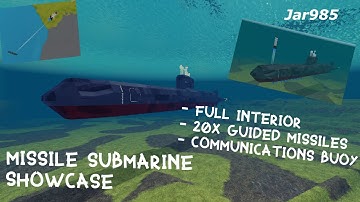Submarine showcase | Roblox plane crazy