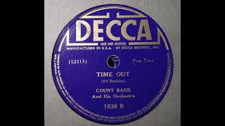 Video thumbnail of ""Time Out" Count Basie & His Orchestra, Decca 1538 (1938) Eddie Durham, Herschel Evans, Lester Young"