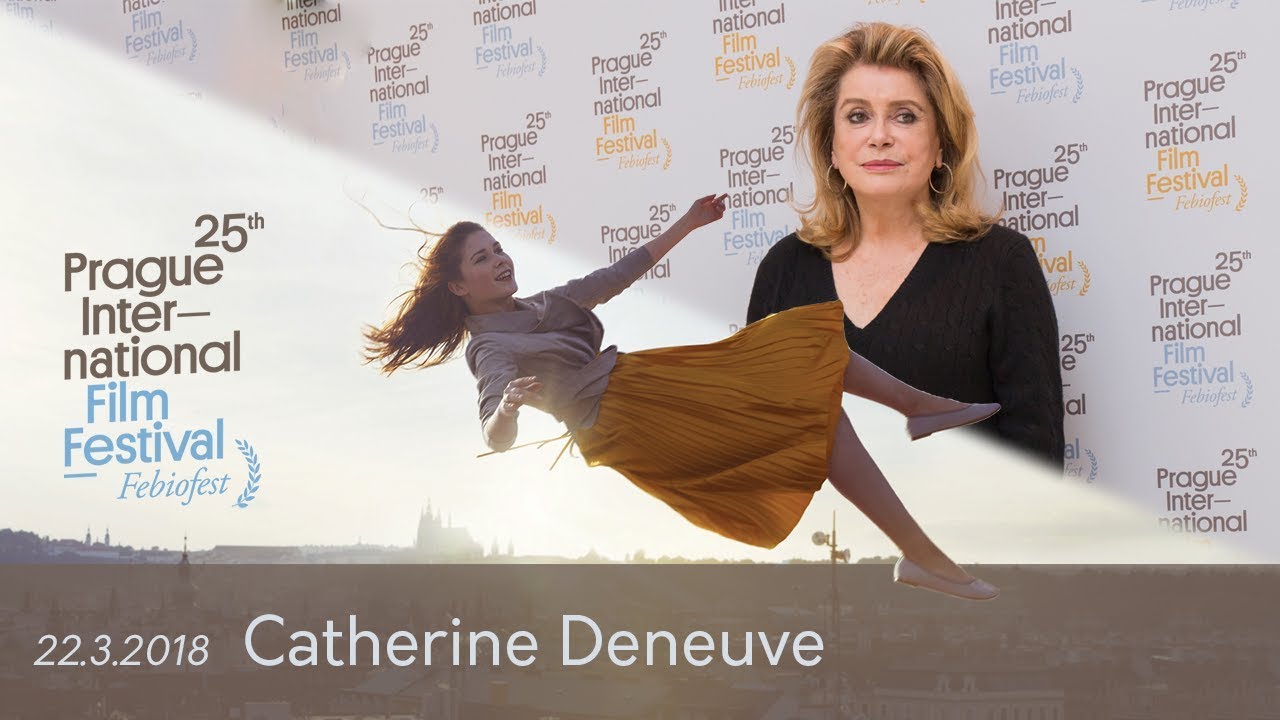 Catherine Deneuve | Tisková konference MMF Praha - Febiofest 2018