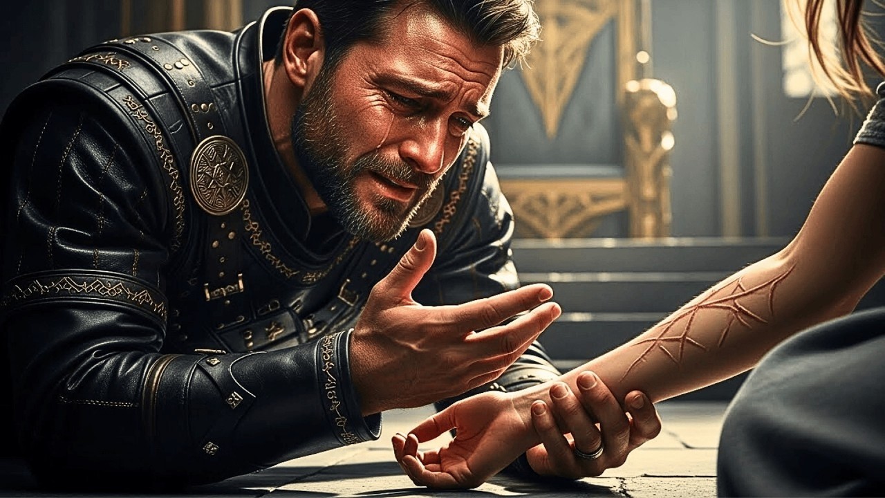 Alpha King Caught His Maid's Daughter Crying in the kitchen When He Saw Her Scars, He Fell to His