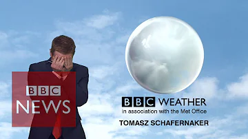 BBC News weatherman loses it live on-air but somehow 'makes' it through - BBC News