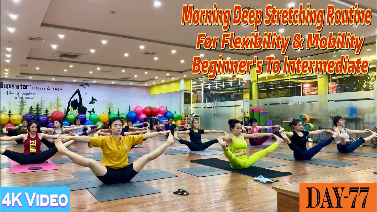 DAY-77 Morning Deep Stretching Routine For Flexibility & Mobility | Master Ranjeet Singh Bhatia | 